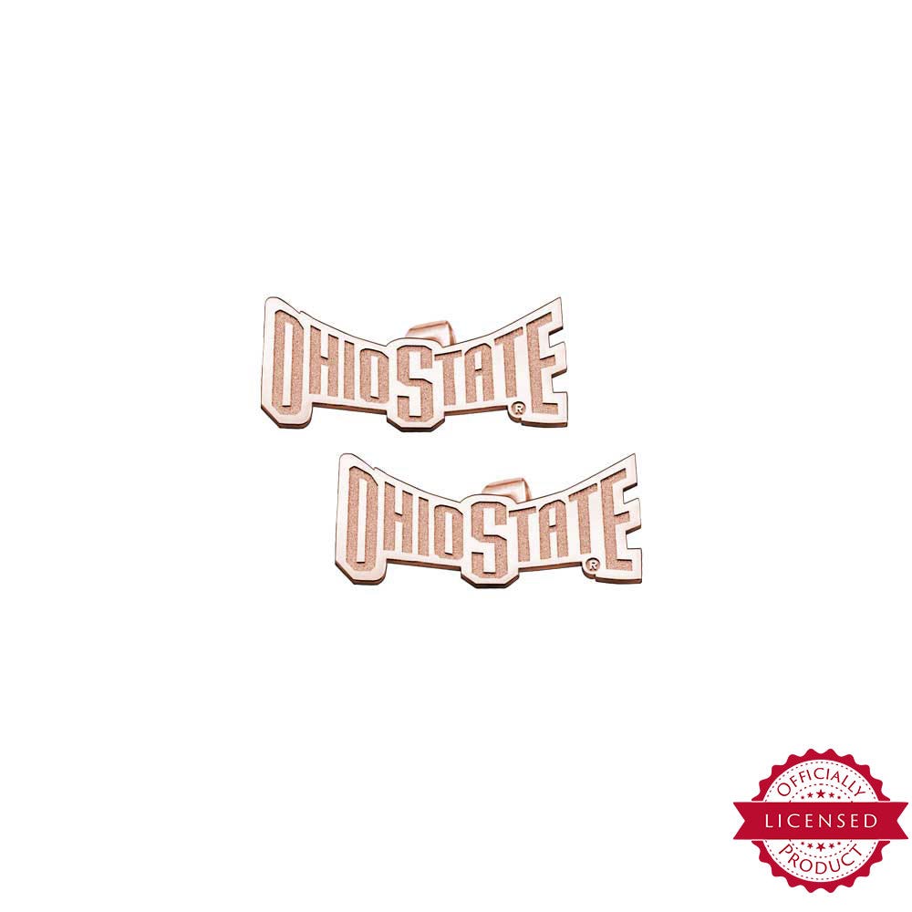 Pair Of Ohio State Banner Earrings