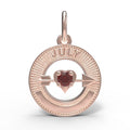 July Love Birthstone Charm