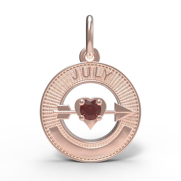 July Love Birthstone Charm