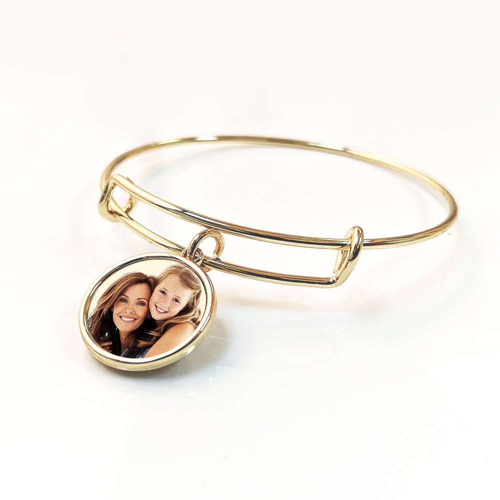 Expandable Photo Charm Bracelet