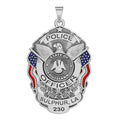 Personalized Sulphur Louisiana Police Badge with Your Rank, Number & Department