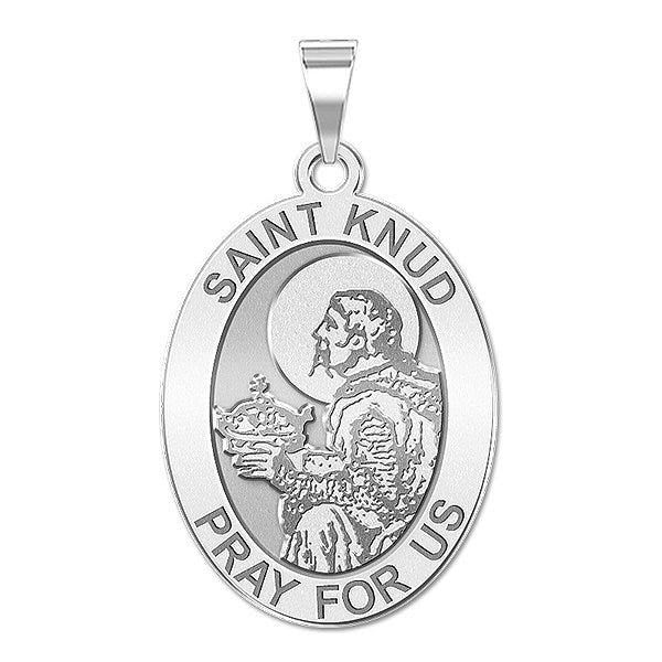 Saint Knud Oval Religious Medal  "EXCLUSIVE"