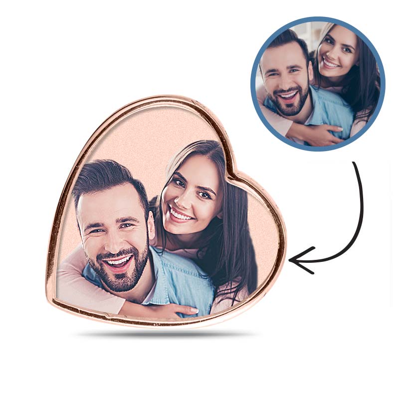 Additional Photo Engraved Heart Charm