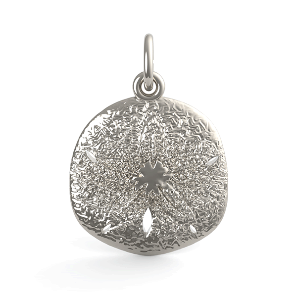 Keyhole Sand Dollar Charm