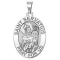 Saint Servatius OVAL Religious Medal  "EXCLUSIVE"