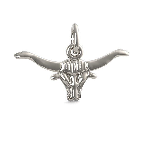 Steer Head Charm