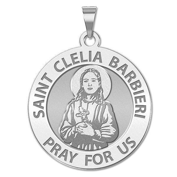 Saint Clelia Barbieri Round Religious Medal - "EXCLUSIVE"