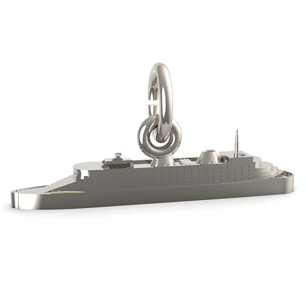 Small Ocean Liner Charm