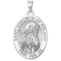 Saint Hyacinth of Poland OVAL Religious Medal