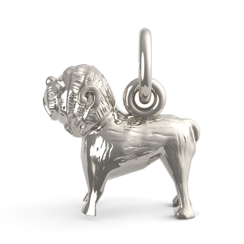 Bulldog Accent Charm