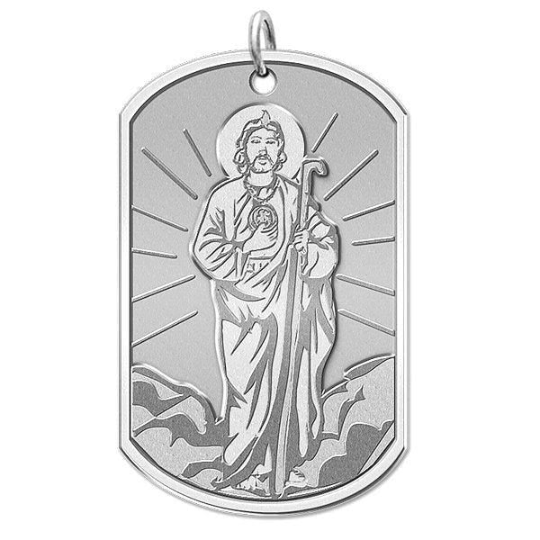 Saint Jude Thaddeus Dog tag Religious Medal