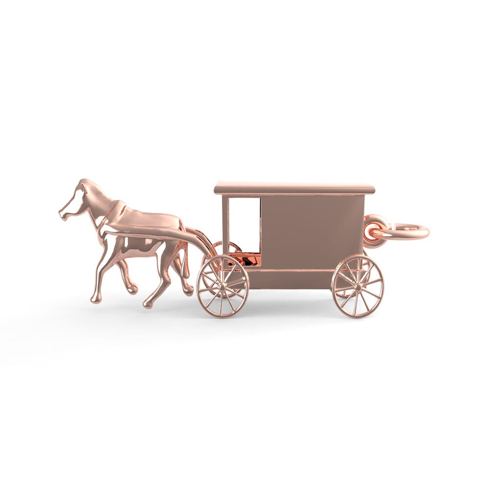 Amish Wagon Charm(2254)