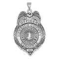 Personalized Henrico Virginia Police Badge with Your Rank and Number