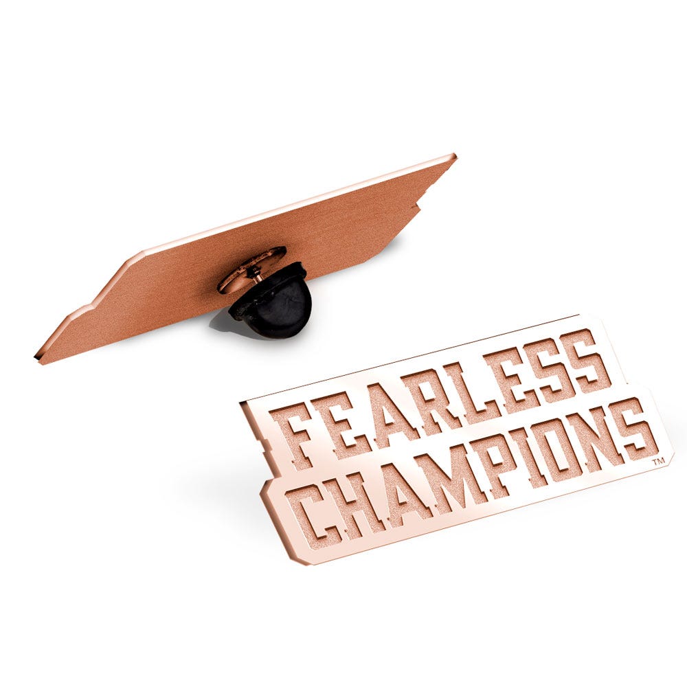 Texas Tech Fearless Champions Pin