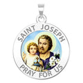 San Jose Round Religious Color Medal "EXCLUSIVE"