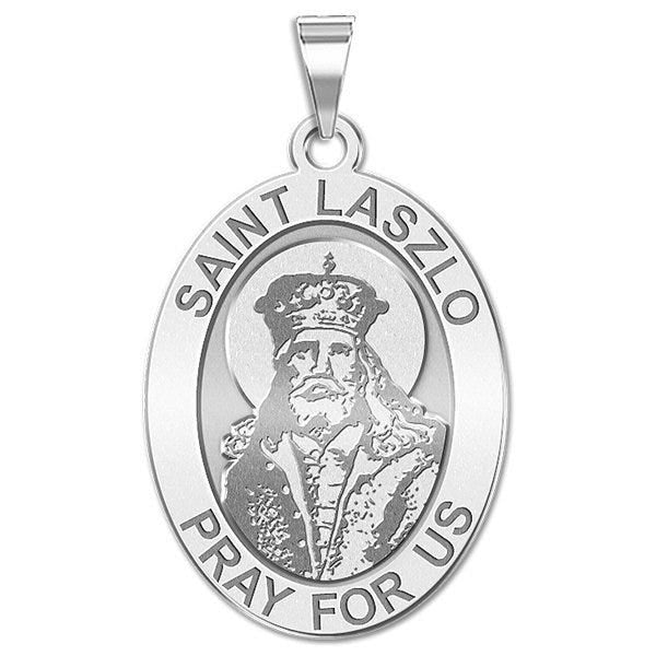Saint Laszlo Oval Religious Medal  "EXCLUSIVE"