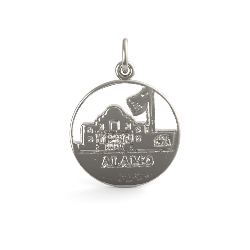 The Alamo Disc Charm
