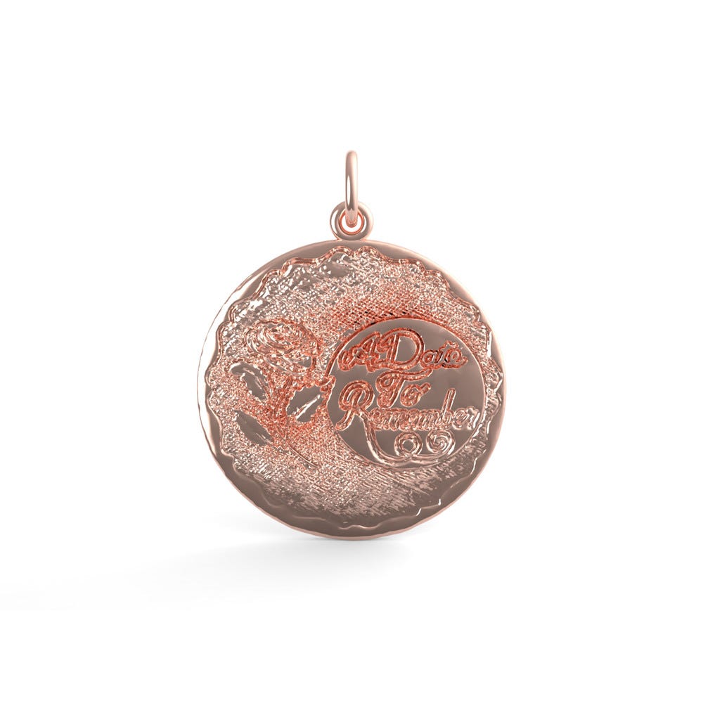 A Date to Remember with Rose Disc Charm(4555)