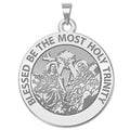 Holy Trinity Round Religious Medal