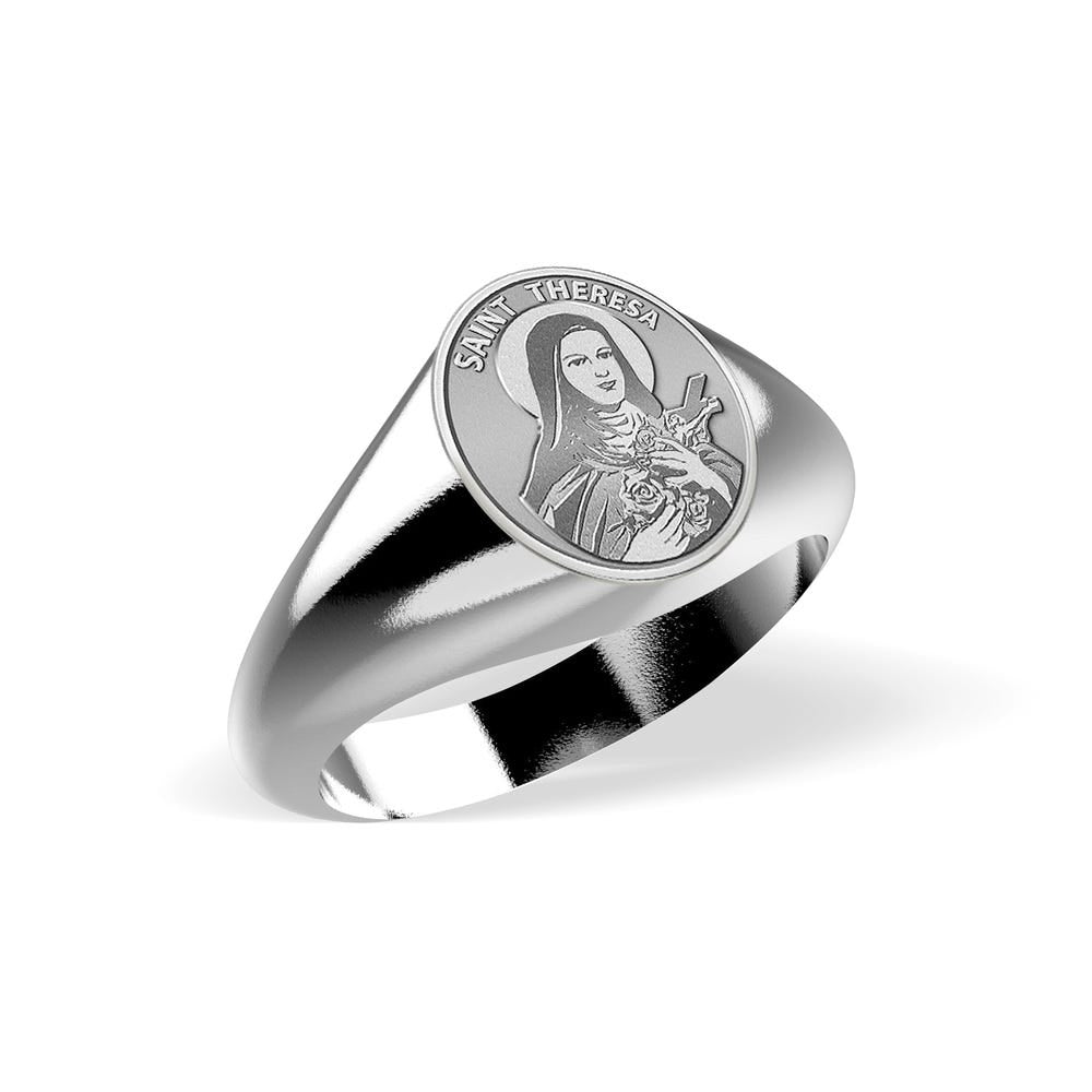 Saint Theresa Signet Ring "EXCLUSIVE"