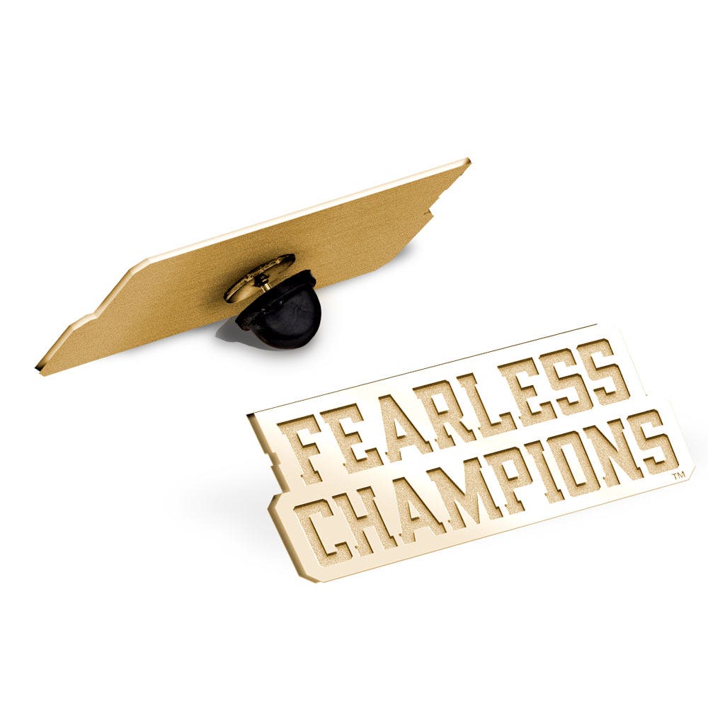 Texas Tech Fearless Champions Pin