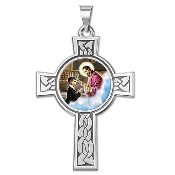 First Holy Communion  Cross Medal  "Color EXCLUSIVE"