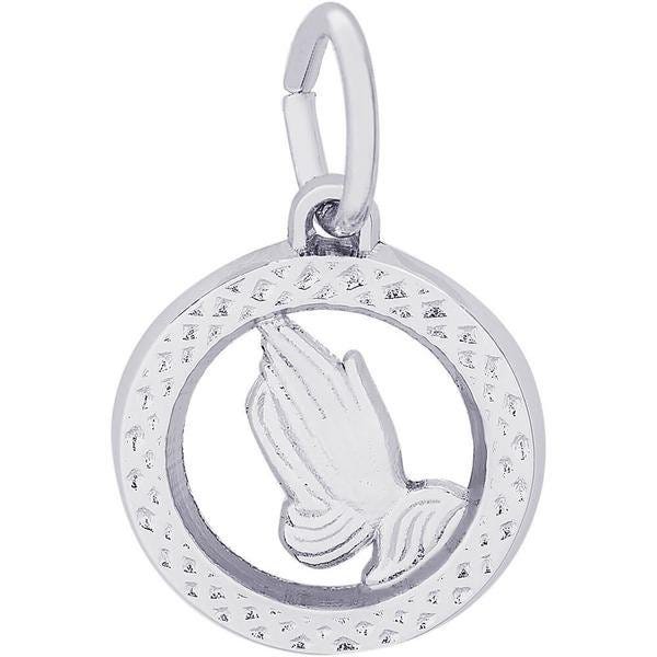 Small Praying Hands Open Disc