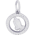 Small Praying Hands Open Disc