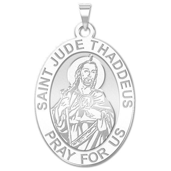 Saint Jude Oval Religious Medal