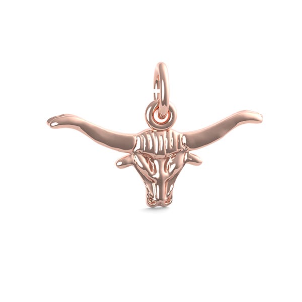 Steer Head Charm