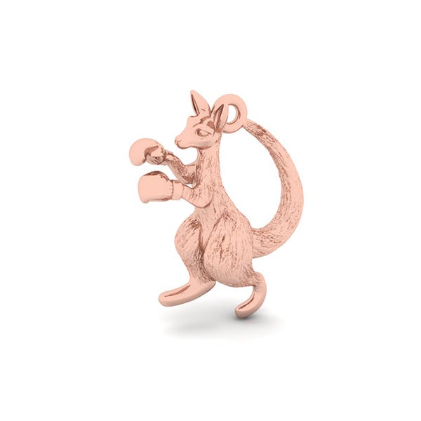 Boxing Kangaroo Charm