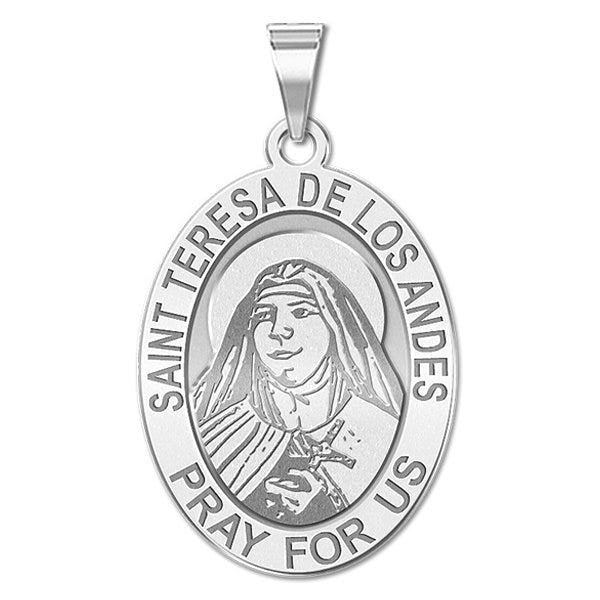 Saint Teresa De Los Andes - Oval Religious Medal