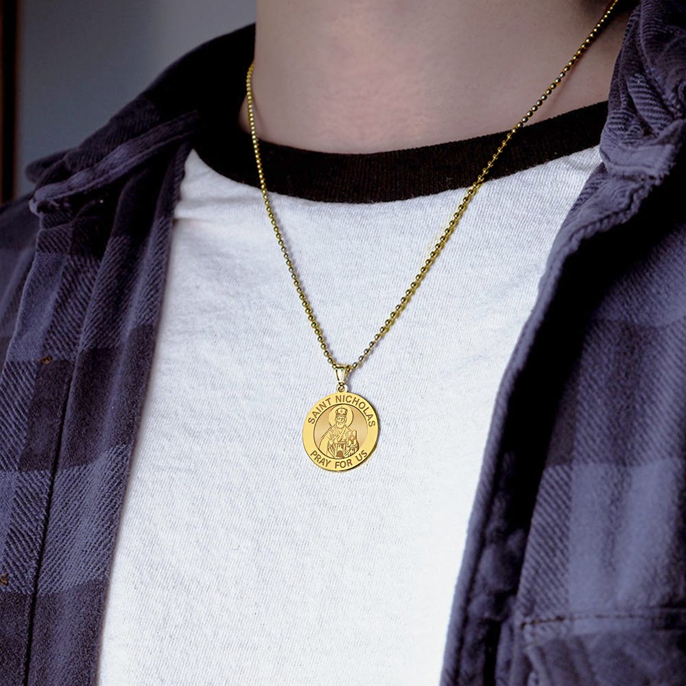 Saint Nicholas Religious Medal