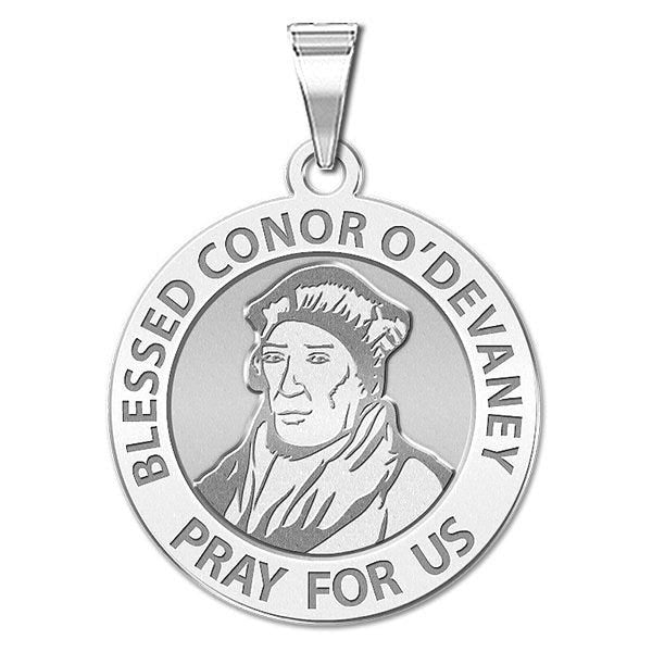 Blessed Conor O'Devaney Round Religious Medal