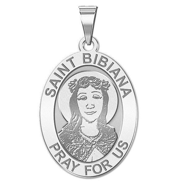 Saint Bibiana Medal - Oval