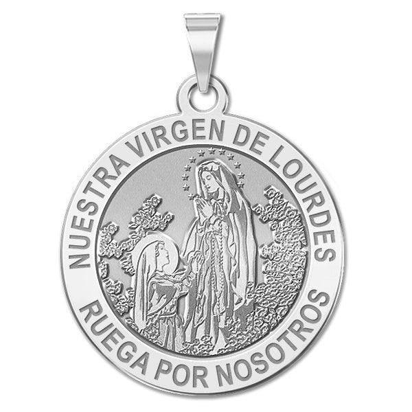 Nuestra Virgen de Lourdes Religious Medal