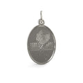 Tennis Oval Disc Charm