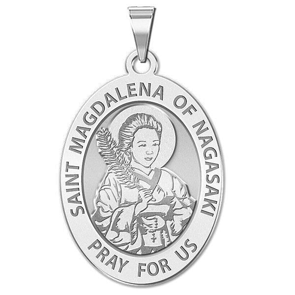 Saint Magdalena of Nagasaki Religious Medal - Oval