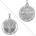 Male Swimmers - Saint Sebastian Doubledside Sports Religious Medal
