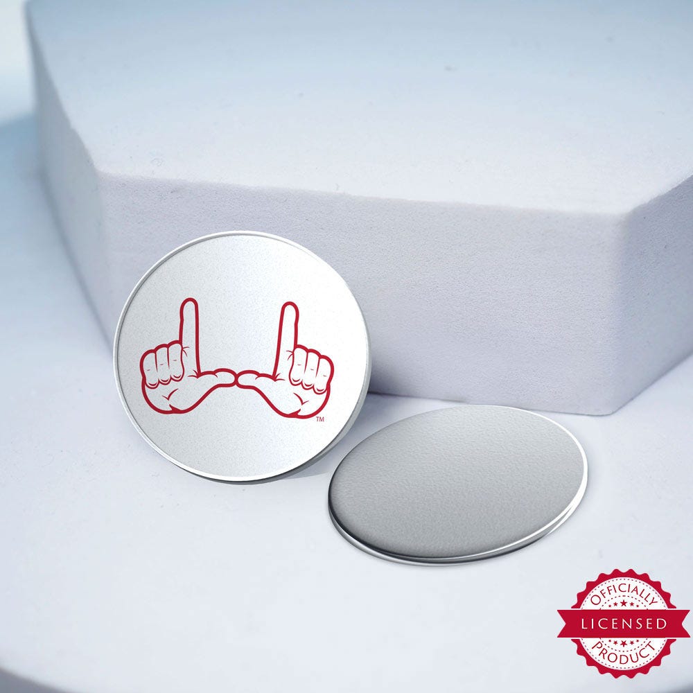 University of Utah Hand W Golf Ball Marker