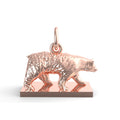 Polar Bear On Ice Charm