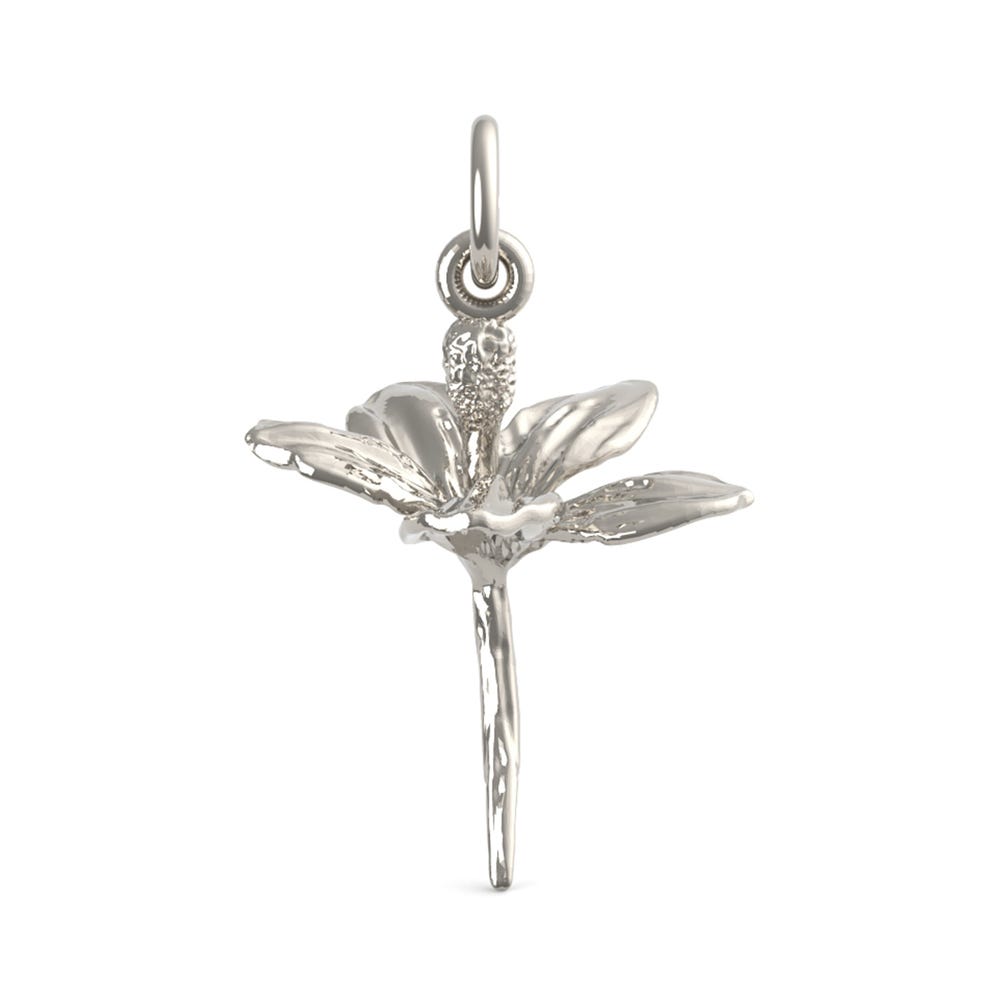 Hibiscus Flower Charm