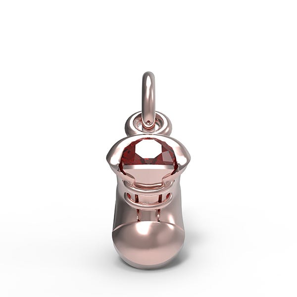 January Baby Shoe Charm