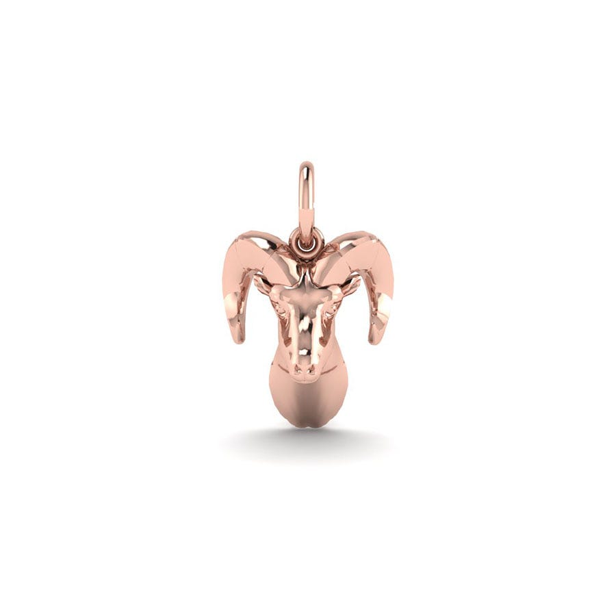 Big Horn Sheep Head Charm