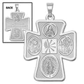 4 Way Cross Religious Medal