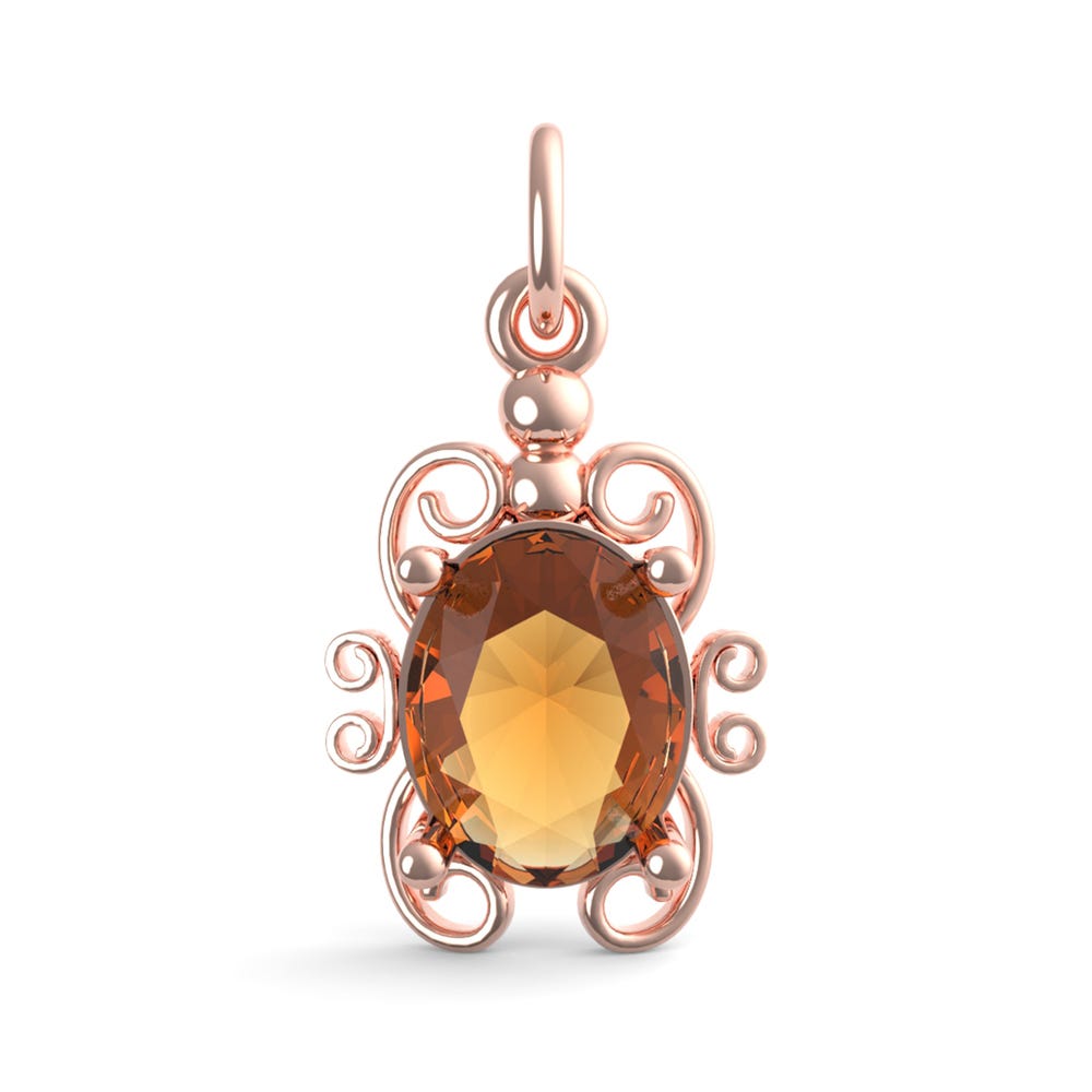 Filigree November Stone Charm(4764-011)
