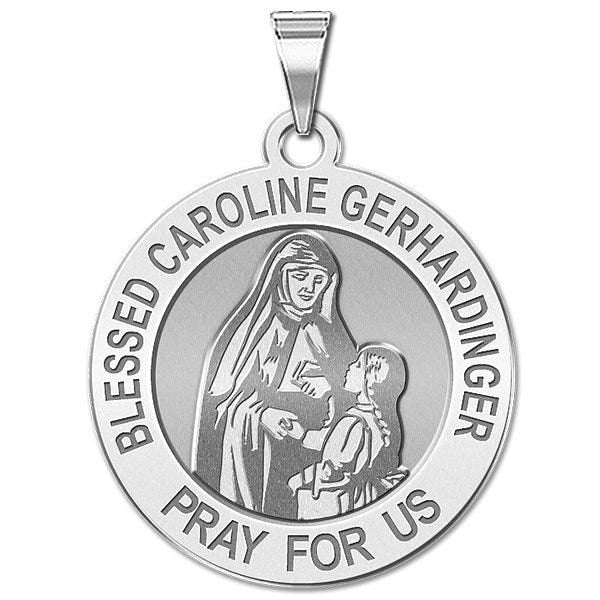 Blessed Caroline Gerhardinger Round Religious Medal