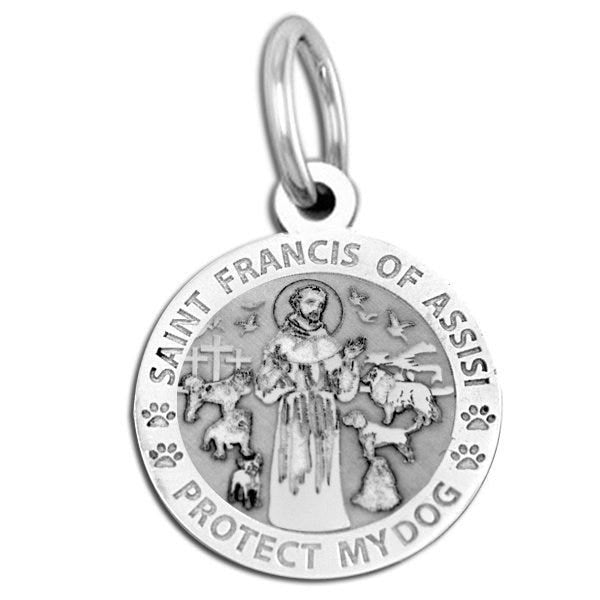 Saint Francis of Assisi - "Protect My Dog" Pet Tag