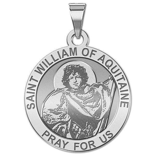 Saint William of Aquitaine Religious Medal