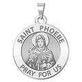 Saint Phoebe Religious Medal "Round EXCLUSIVE"